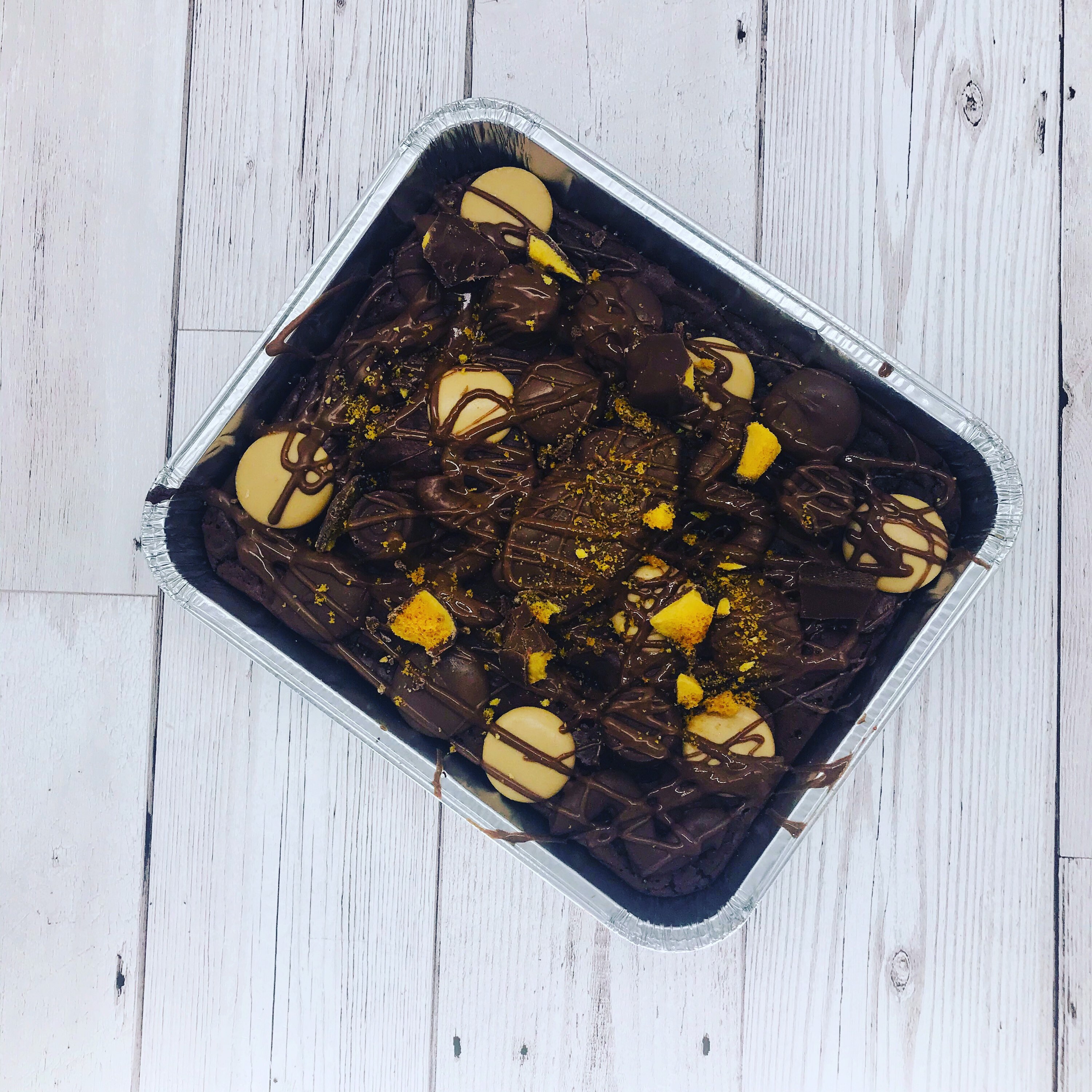 Chocolate Brownie Tray Bake CARAMEL HEAVEN Etsy