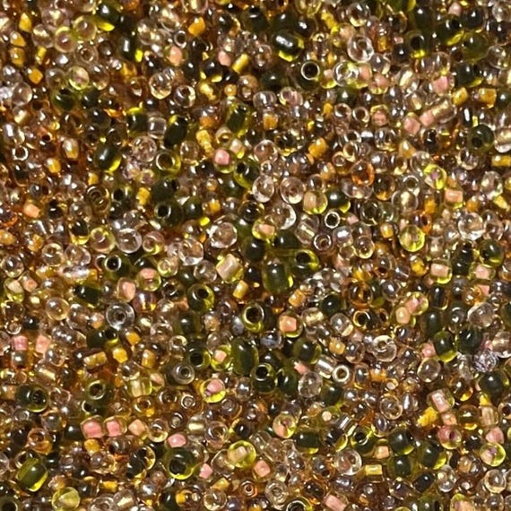 3000+ Brown Hues Glass Seed Beads: 10/0 (2mm-2.3mm) Jewellery Making Supplies