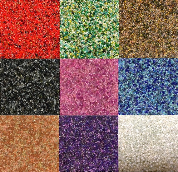 3000+ Monotone Colour Hues 2mm-2.5mm Glass Seed Beads - Pick your Colour