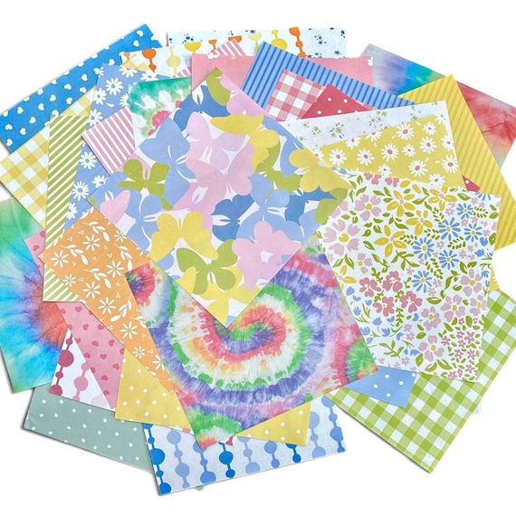 Design Paper 30 sheet 15cm x 15cm for Paper Crafting & Card Making