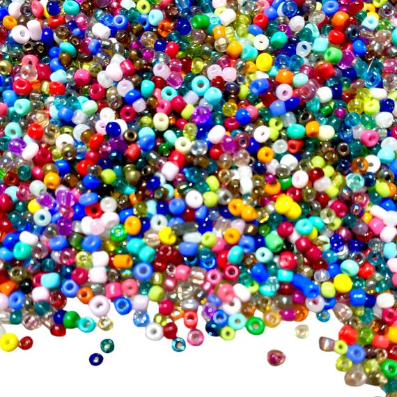 3000+ Multicolour 11/0 Seed Beads MIX004 2mm-2.5mm for Jewelry Making