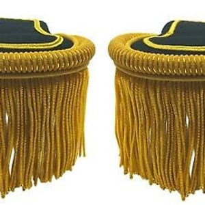 2526-8 Epaulette bruin (klassiek) NIEUW