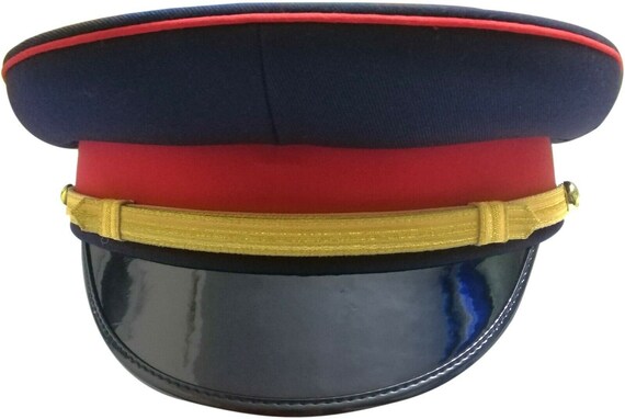Scottish Officer Peak Cap Navy Blue 
