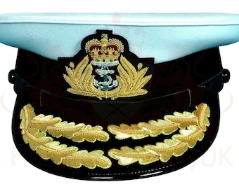 Royal Navy Admirals Cap Naval Peak Cap 