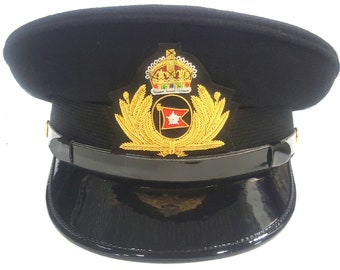 Titanic Black Officer Capt Smith Cap With White Star Line - Etsy UK