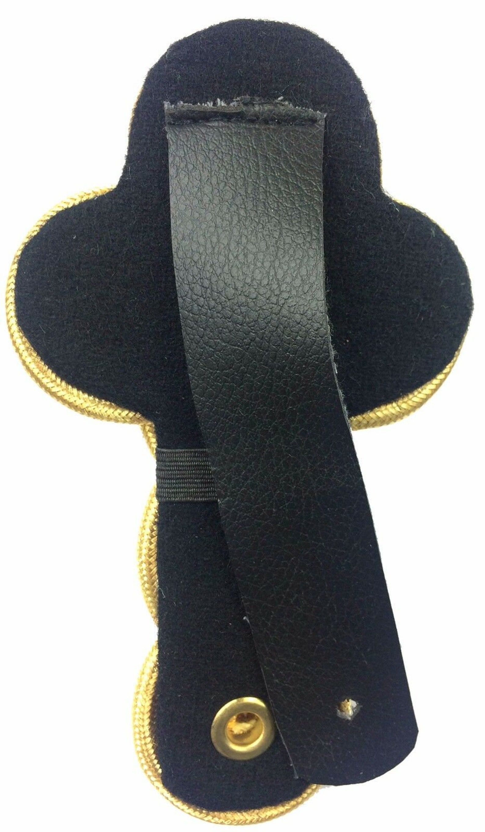 Military Curved Shoulder Epaulette Board Gold Myla Army Navy Shoulder