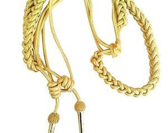 Gouden draad Aiguillette koord voor leger, luchtmacht, marine, ceremonieel gebruik