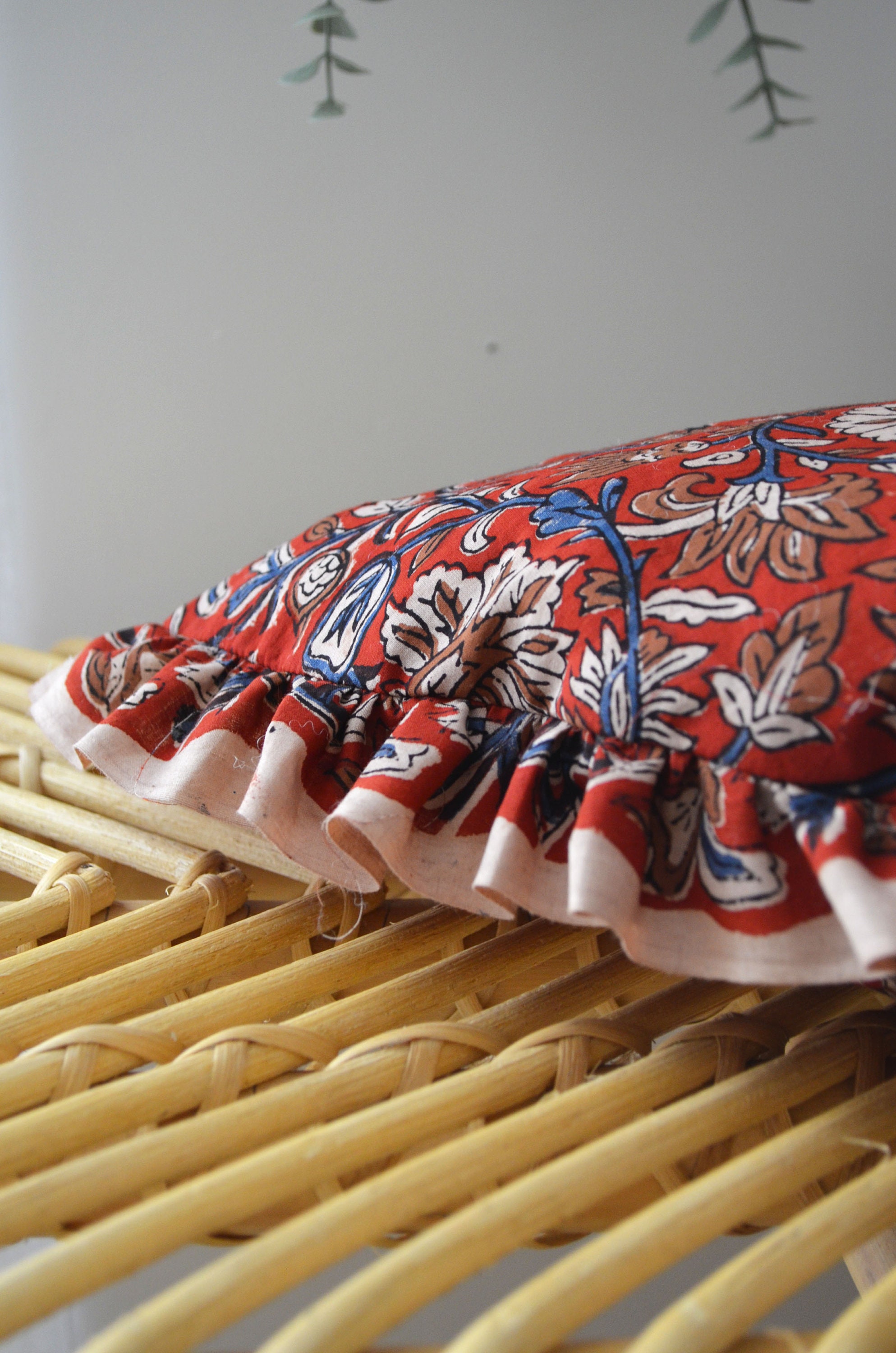 maid France cushion ドガ Half Moon Cushion 70x32cm - HANDMADE in FRANCE - Cotton - Etsy