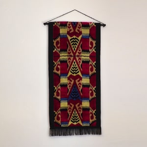 Wall hanging - Precious fabric of Central Asia - Unique piece