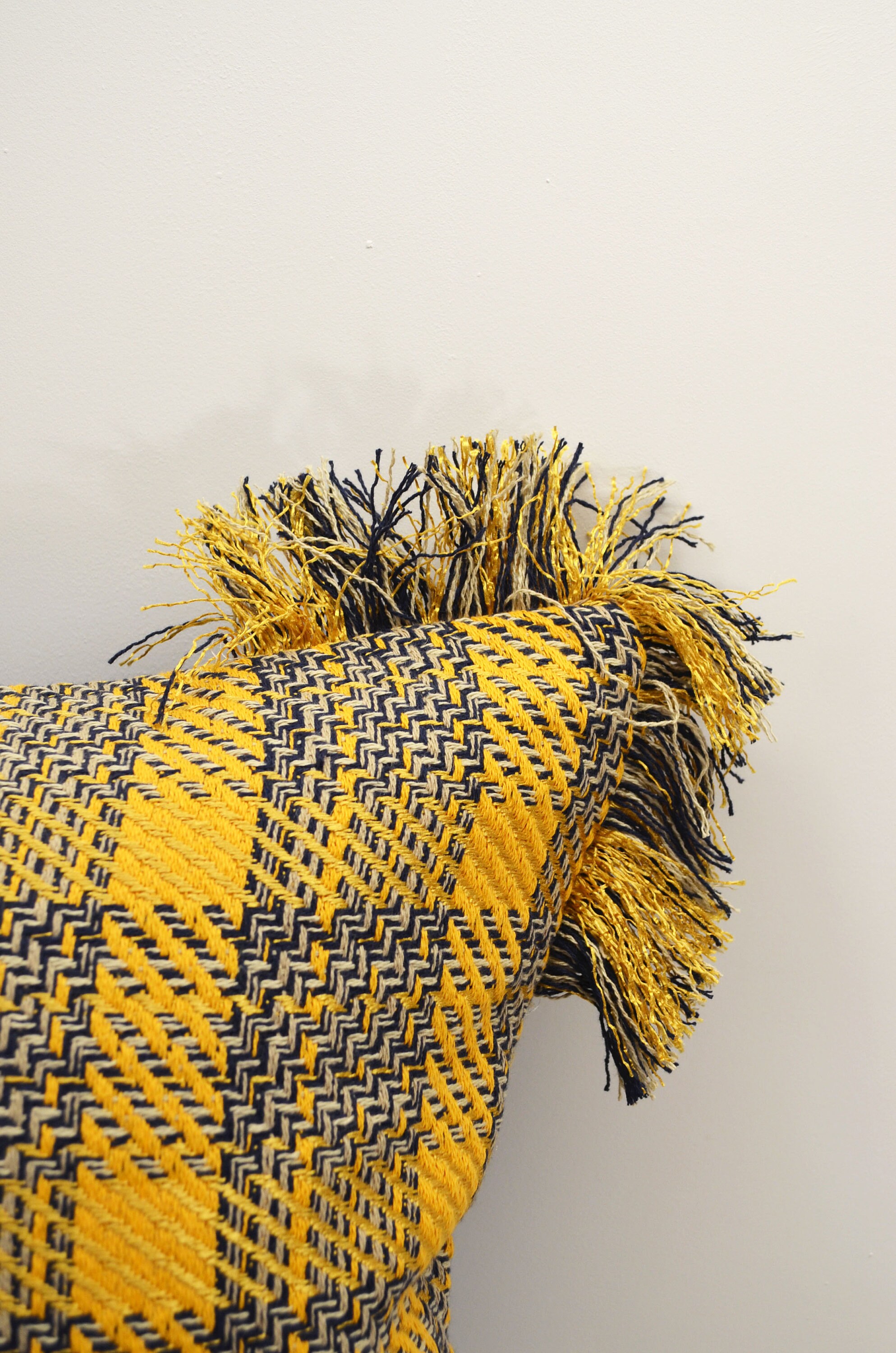 Cushion Cover 50x50cm - HANDMADE in FRANCE - Checkered Woven