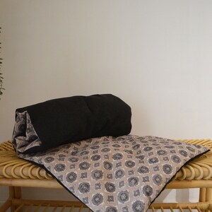 Futon nomade sur mesure FAIT MAIN en FRANCE tissu d'ameublement image 7