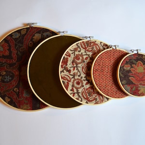 Tambour frames – HANDMADE in FRANCE – Set of fabric frames