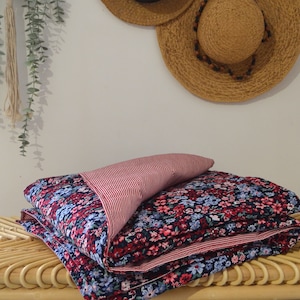 Blanket 145x145cm - HANDMADE in FRANCE - Oeko tex liberty cotton