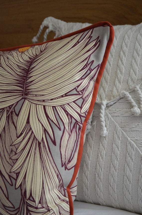 Cushion Cover 40x85cm - HANDMADE in FRANCE - Upholstery Cotton - Etsy