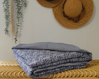 Blanket 145x145cm - HANDMADE in FRANCE - Oeko tex liberty cotton