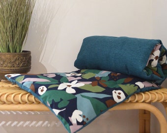 Futon nomade sur mesure - FAIT MAIN en FRANCE - tissu d'ameublement