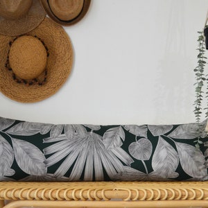 Cushion cover 35x100cm - HANDMADE in FRANCE - upholstery cotton