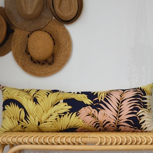Cushion cover 35x100cm - HANDMADE in FRANCE - upholstery cotton