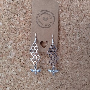 Happy Honey Bienen Ohrringe 925 Silber