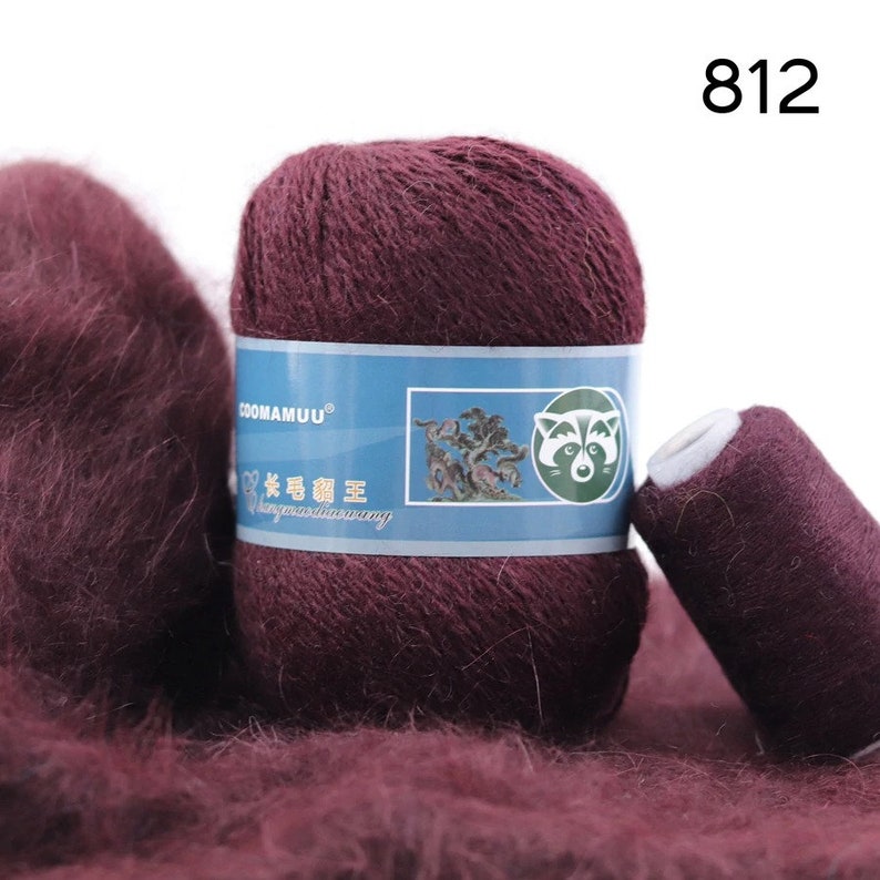 Anti-pilling Quality Hand-Knitting Thread For Sewing 79 Colors for Choose 50+20gset Long Plush Mink Cashmere Yarn