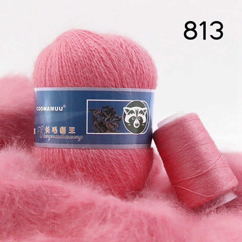 Anti-pilling Quality Hand-Knitting Thread For Sewing 79 Colors for Choose 50+20gset Long Plush Mink Cashmere Yarn