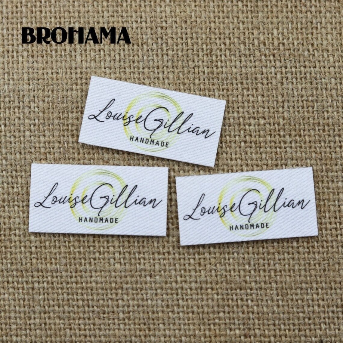 90 Pcs Custom Sewing label Personalized Handmade Tags Custom Etsy