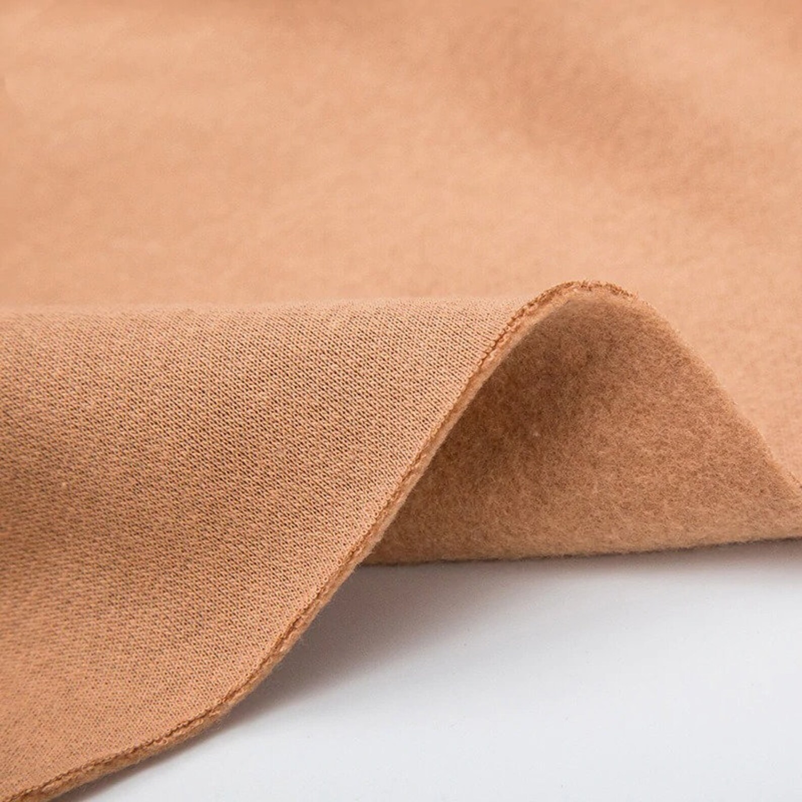 Thick Heavy Weight Knitted Cotton Fleece Fabric for Sewing Etsy