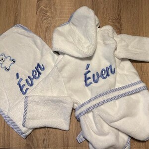 Peignoir bébé clearance personnalisé pas cher