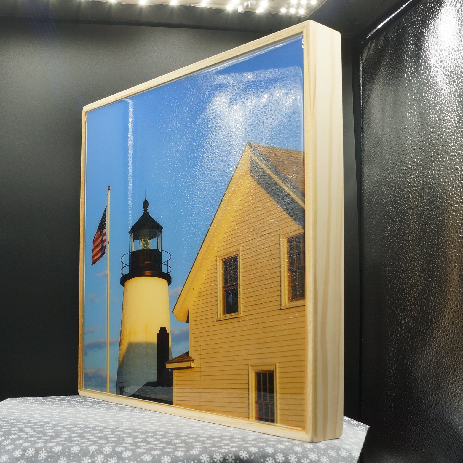 Lighthouse Framed Print 12x12 Pemaquid Point Lighthouse Etsy
