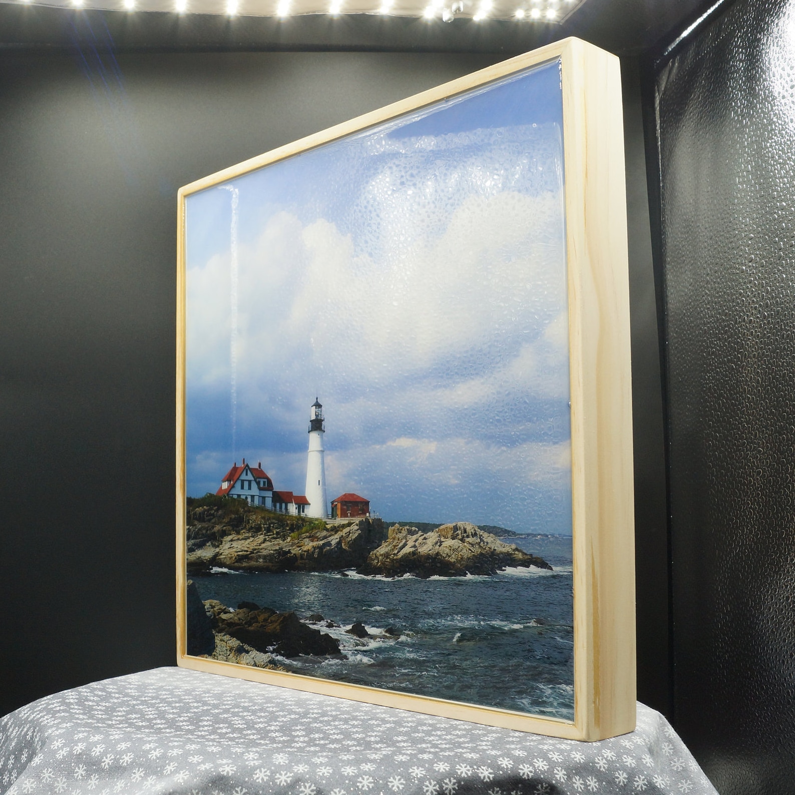 Lighthouse Framed Print 12x12 Portland Head Lighthouse Etsy