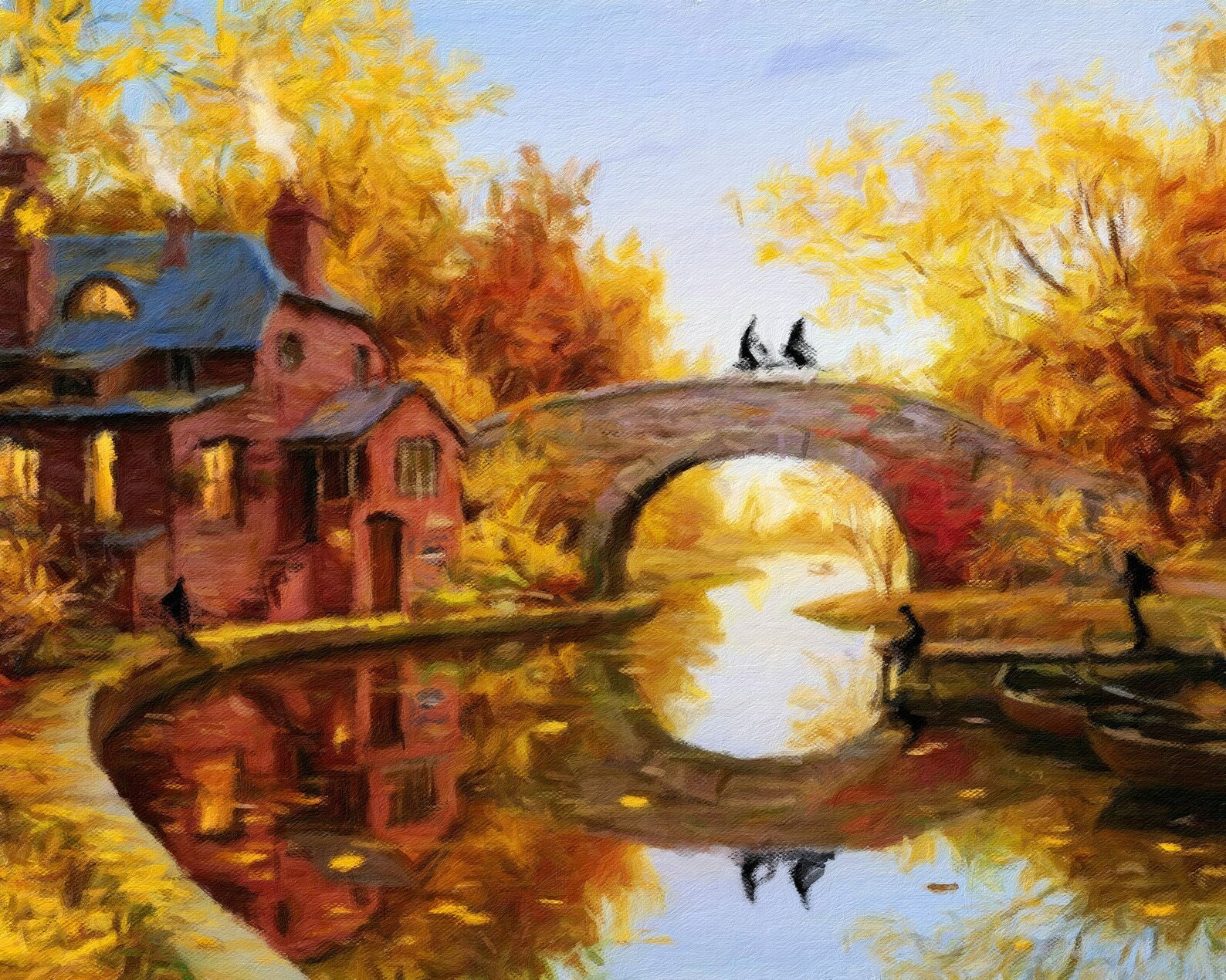 Commission landscape painting from photo Custom oil painting Etsy