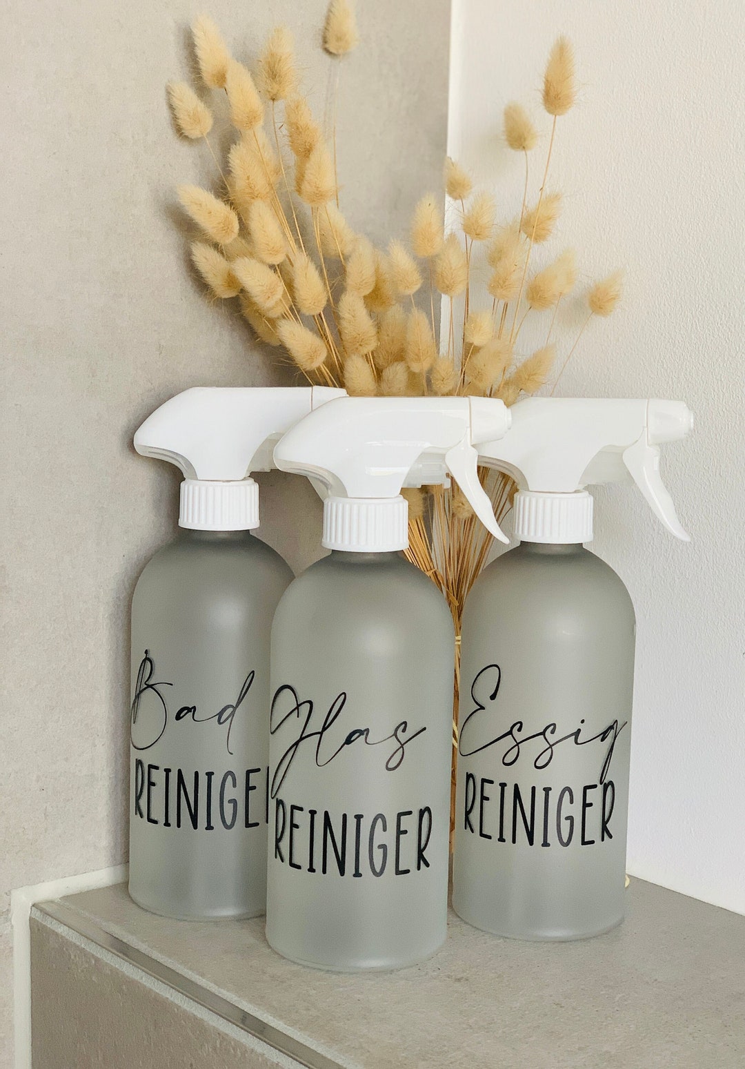 Stickers for Cleaning Products / Cleaners / in Different Font Colors ...