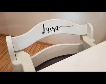 Sticker for high chair / high chair sticker / name sticker / personalized / children / sticker / Tripp Trapp / Bobby Car / with symbol
