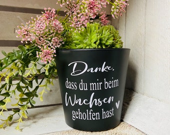 Aufkleber für Blumentopf Danke, dass du mir beim Wachsen geholfen hast