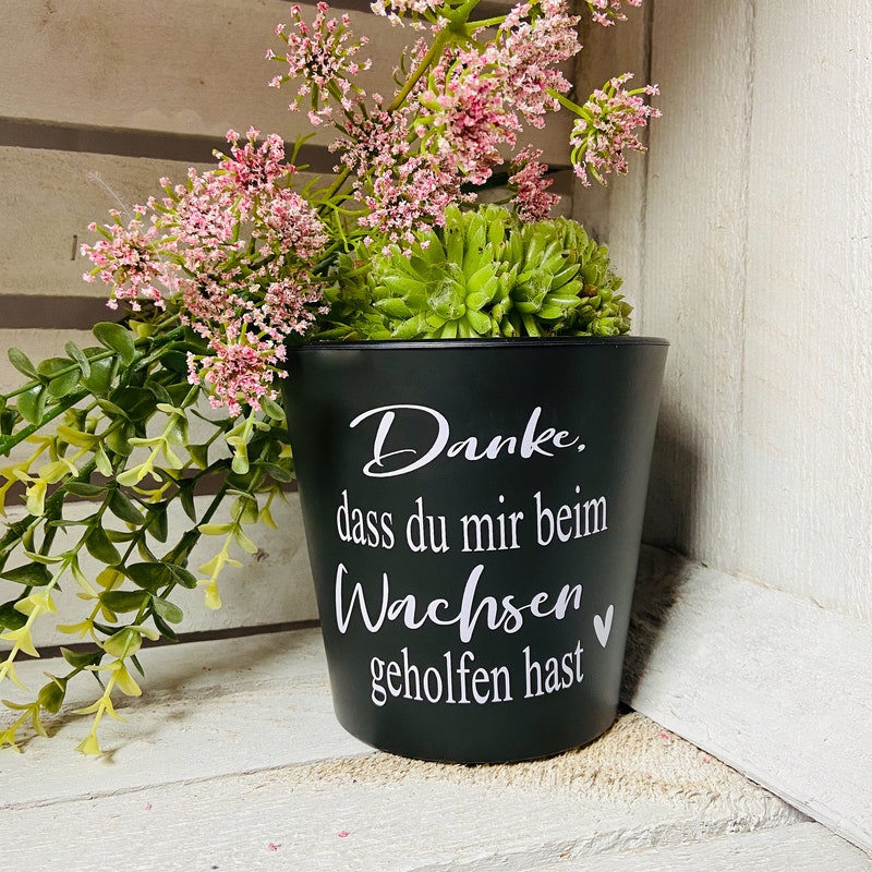 Danke Dass Du Mir Beim Wachsen Geholfen Hast Blumentopf
