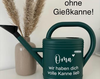 Stickers for watering cans in various colors (watering can not included), perfect gift for grandma for Mother's Day, birthday, Christmas, etc.