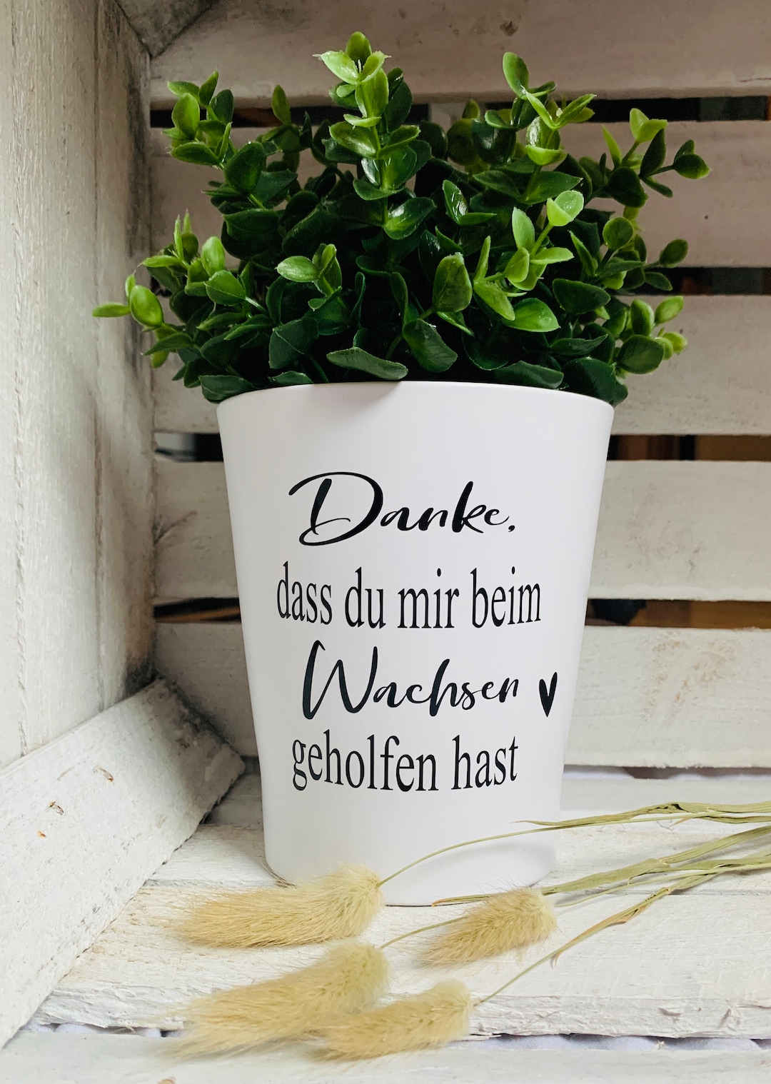 Blumentopf Danke Dass Du Mir Beim Wachsen Geholfen Hast