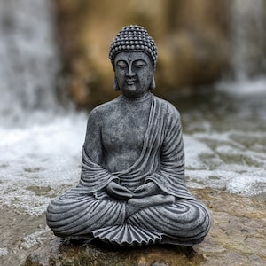 Meditation Buddha Concrete Statue - Home or Garden Decor, Buddhism, Garden Buddha, Cement Buddha, Concrete Buddha, Zen Garden, Yoga, Balance