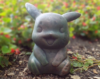 Pokémon Pikachu Concrete Statue - Home or Garden - Décor - Cement Statue, Lawn or Garden Statue, Video Games, Anime Statues and Figurines