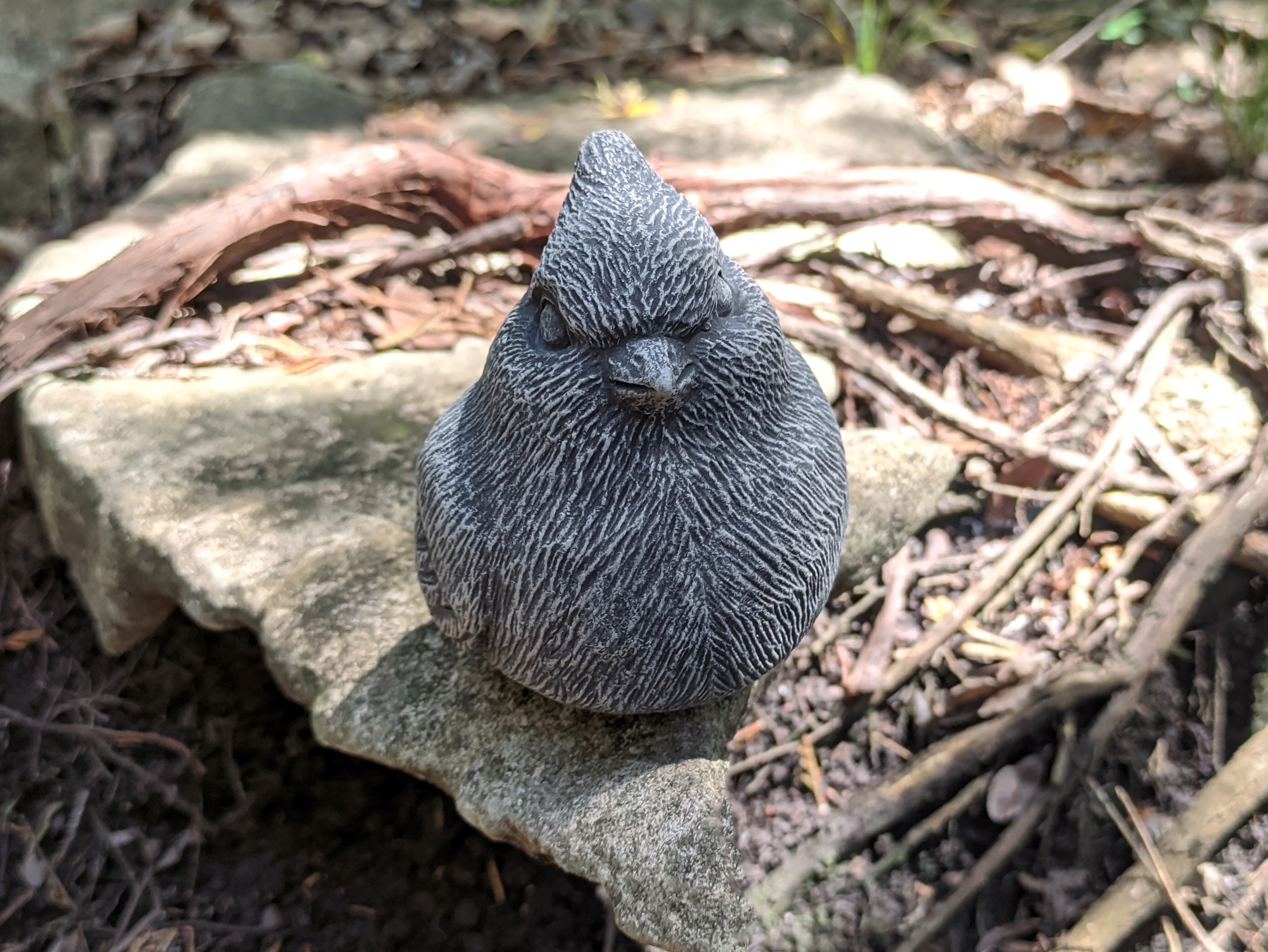 garden cardinal statue