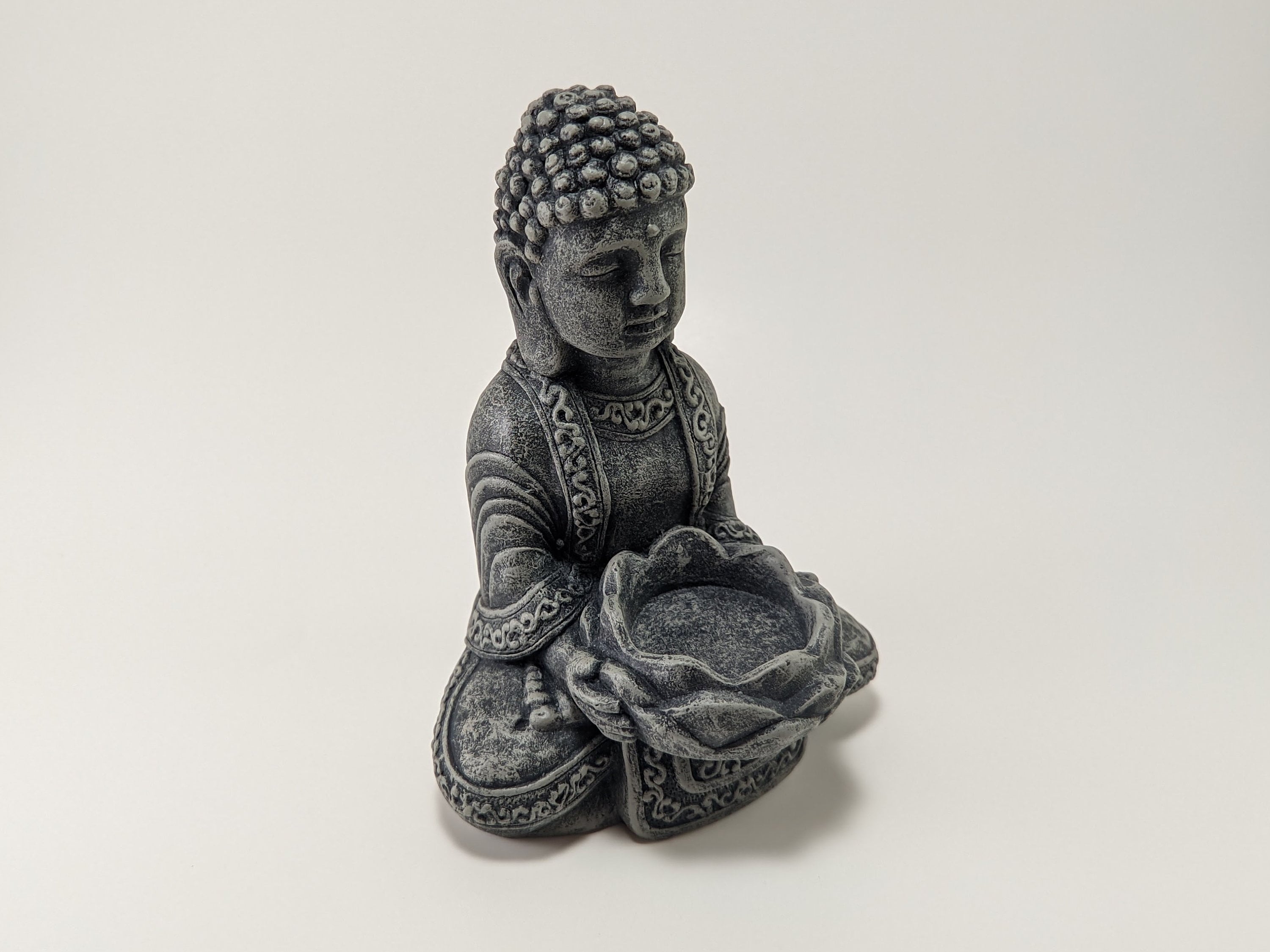 The Buddha Bros, Incense Holder Statues - Solid Rock Sculptures