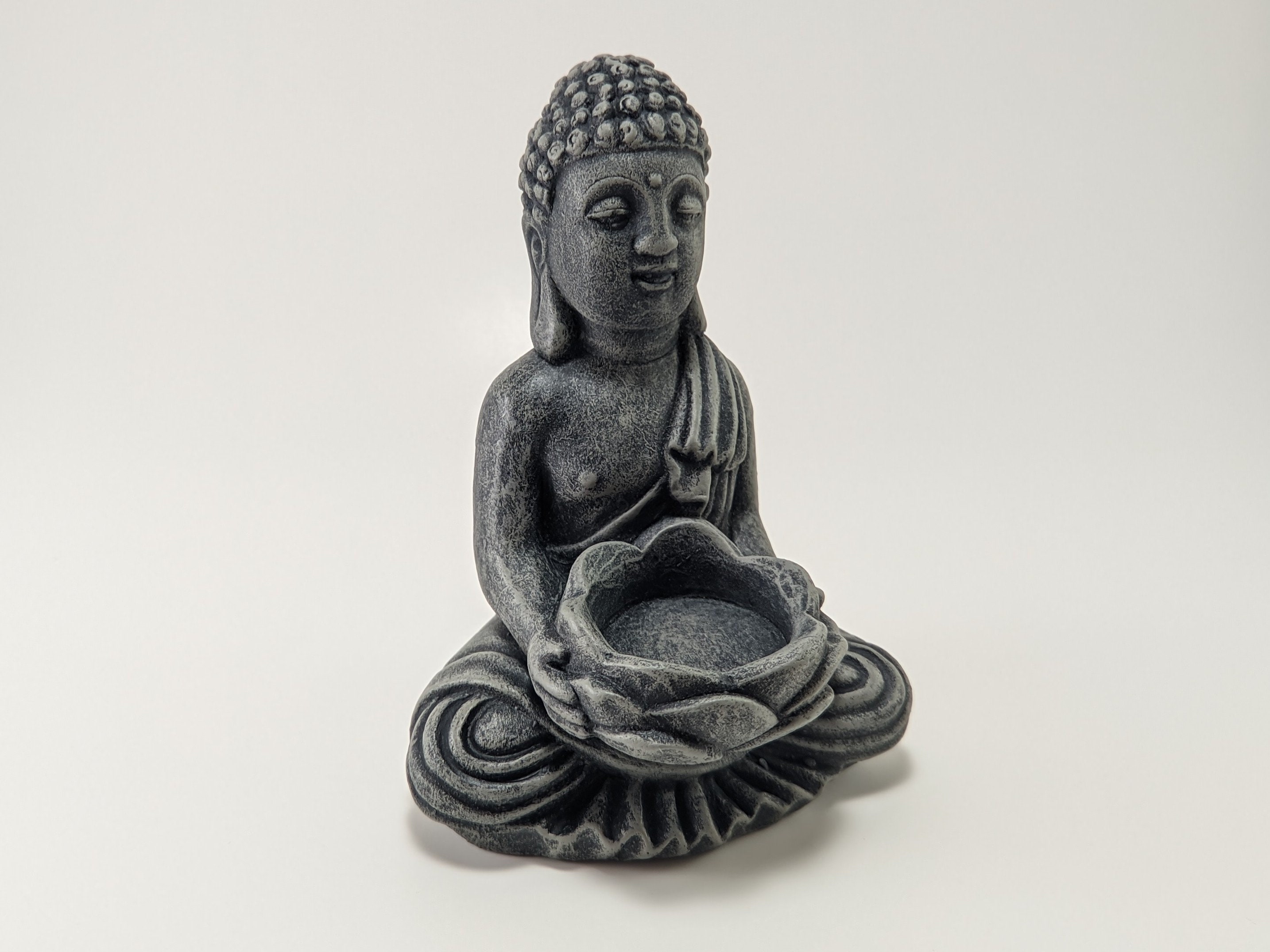 The Buddha Bros, Incense Holder Statues - Solid Rock Sculptures