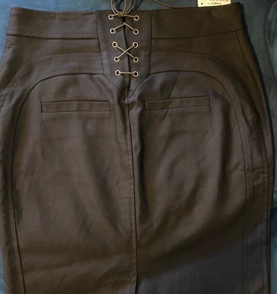 NWT 90’s Lou Barok 38 6/8 Corset Wiggle Skirt - image 4