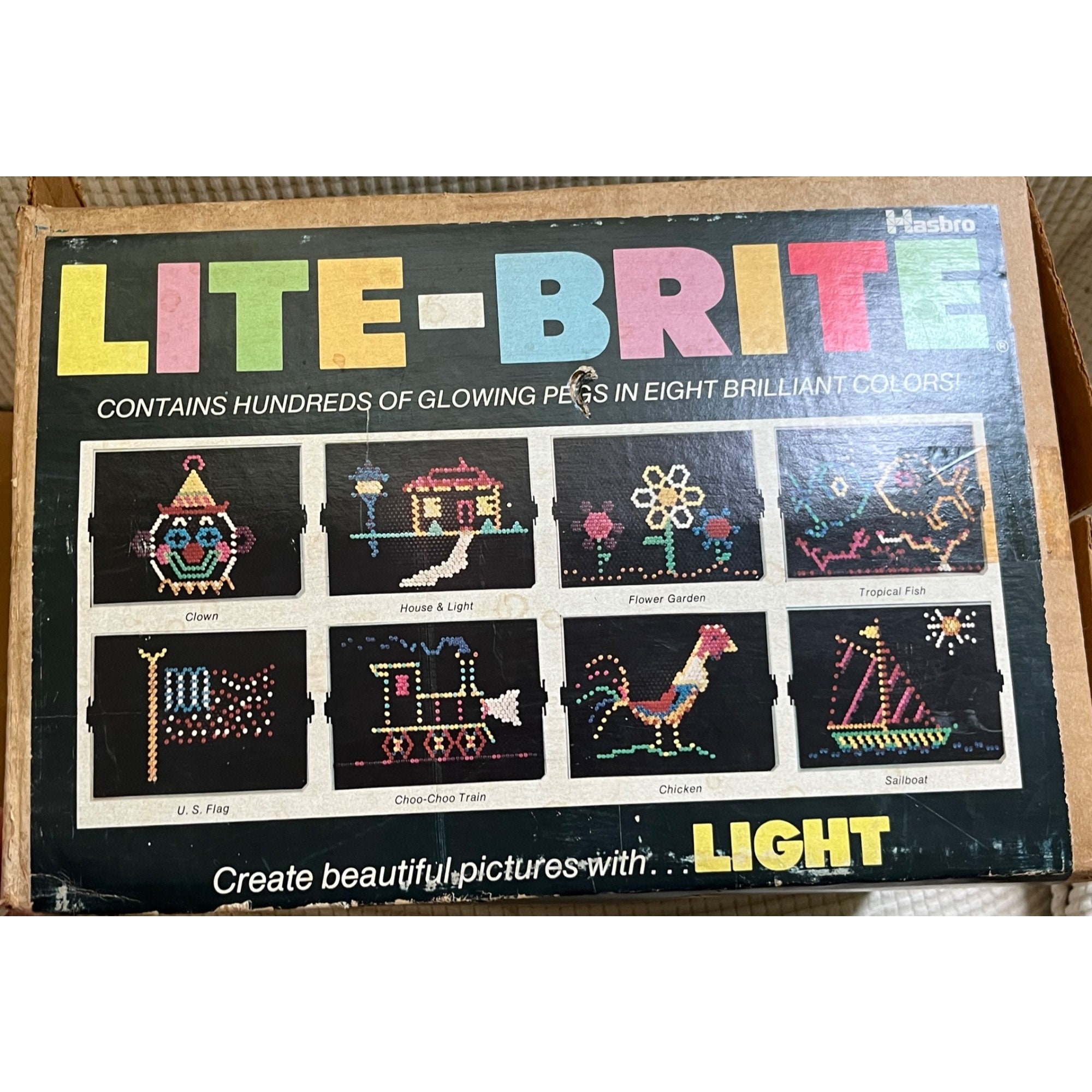 Classic Lite Brite w/ Lite Brite Refill Pack Feat 306 Lights 