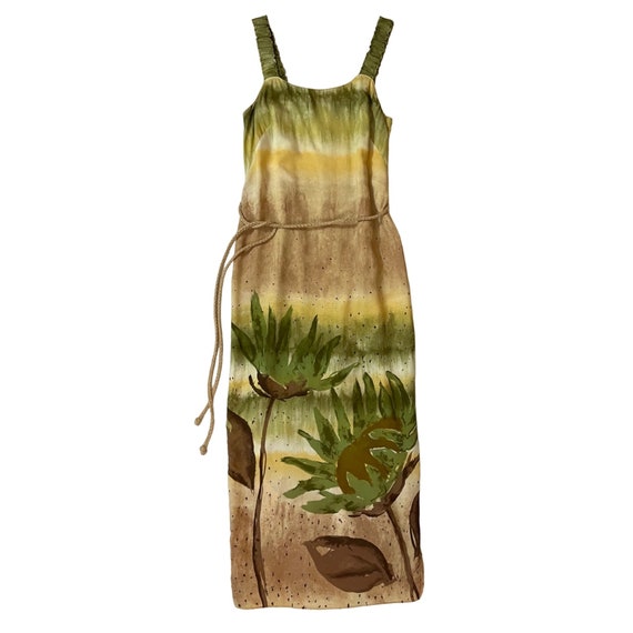 VTG 90’s Breeze Dorothy Schonlen 8 Maxi Dress Lon… - image 1