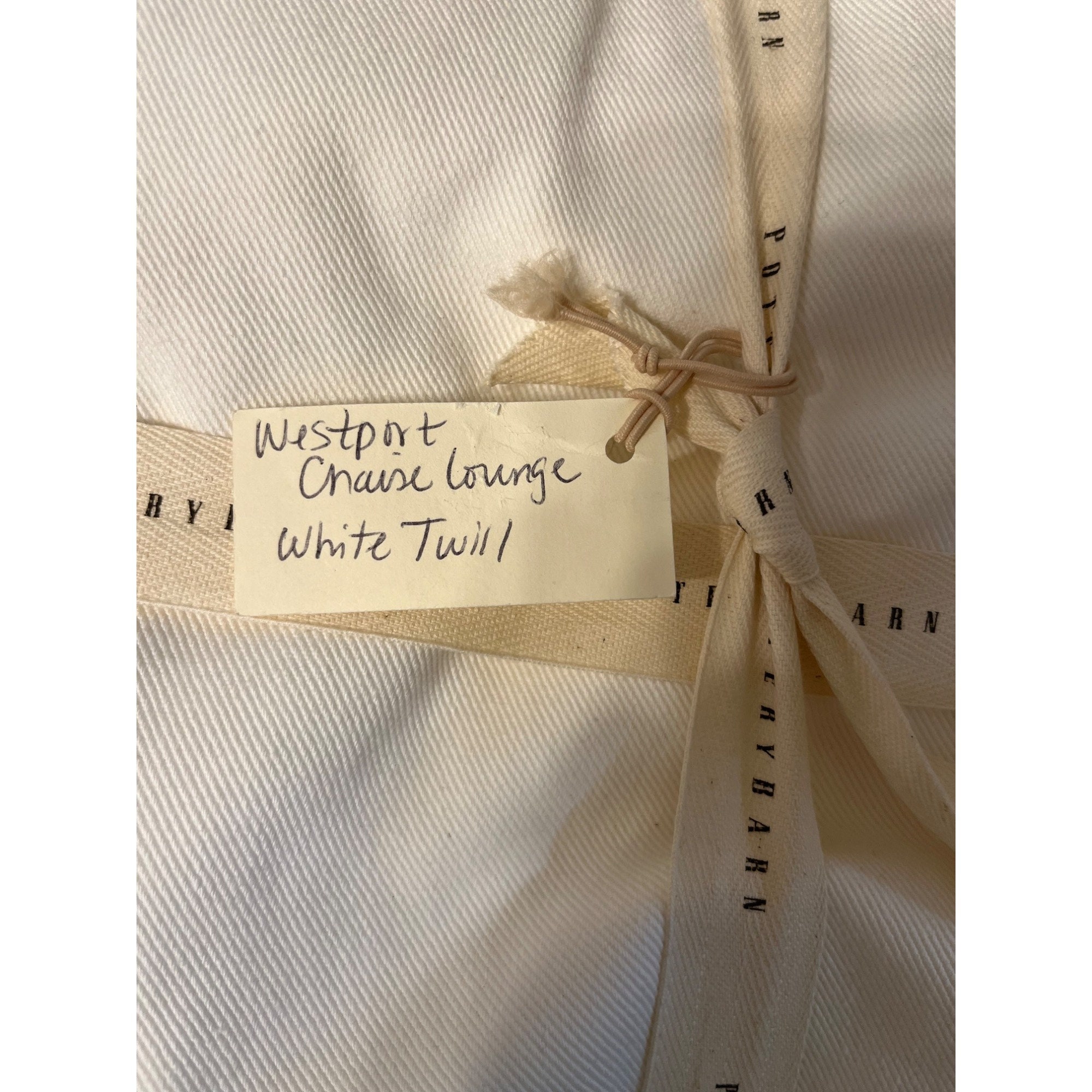 NWT Y2K Pottery Barn Westport Chaise Lounge Discontinued Slipcovers