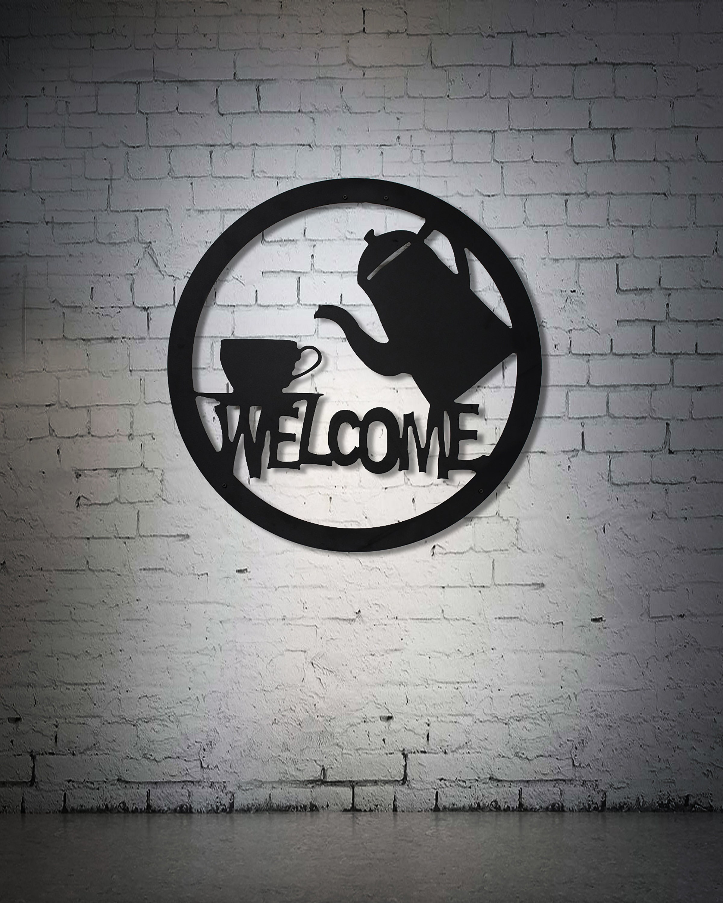 Metal Coffee Sign wall decor for Kitchen Coffee shop Etsy