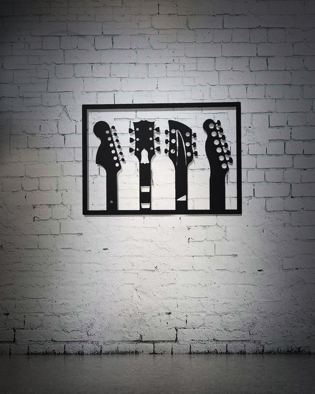 Guitar wall decor, gift for guitar player, guitar lover gift, Guitar fretboards christmas gift , Music studio wall accessory, mancave decor