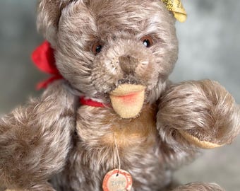 Vintage STEIFF Zotty Curly Bear 0305/32 Antique Steiff 1970 Steiff