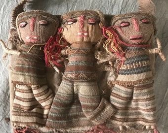 Antique Peruvian Chancay Tomb Dolls